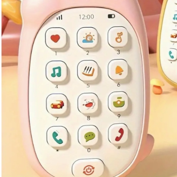 Toy Phone for Babies & Toddlers 0-3 Years - BPA-Free, Music & Sound Functions - Picture 3 of 4